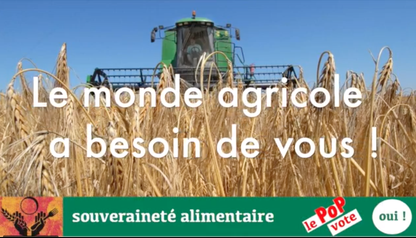 Vidéo sur la souveraineté alimentaire