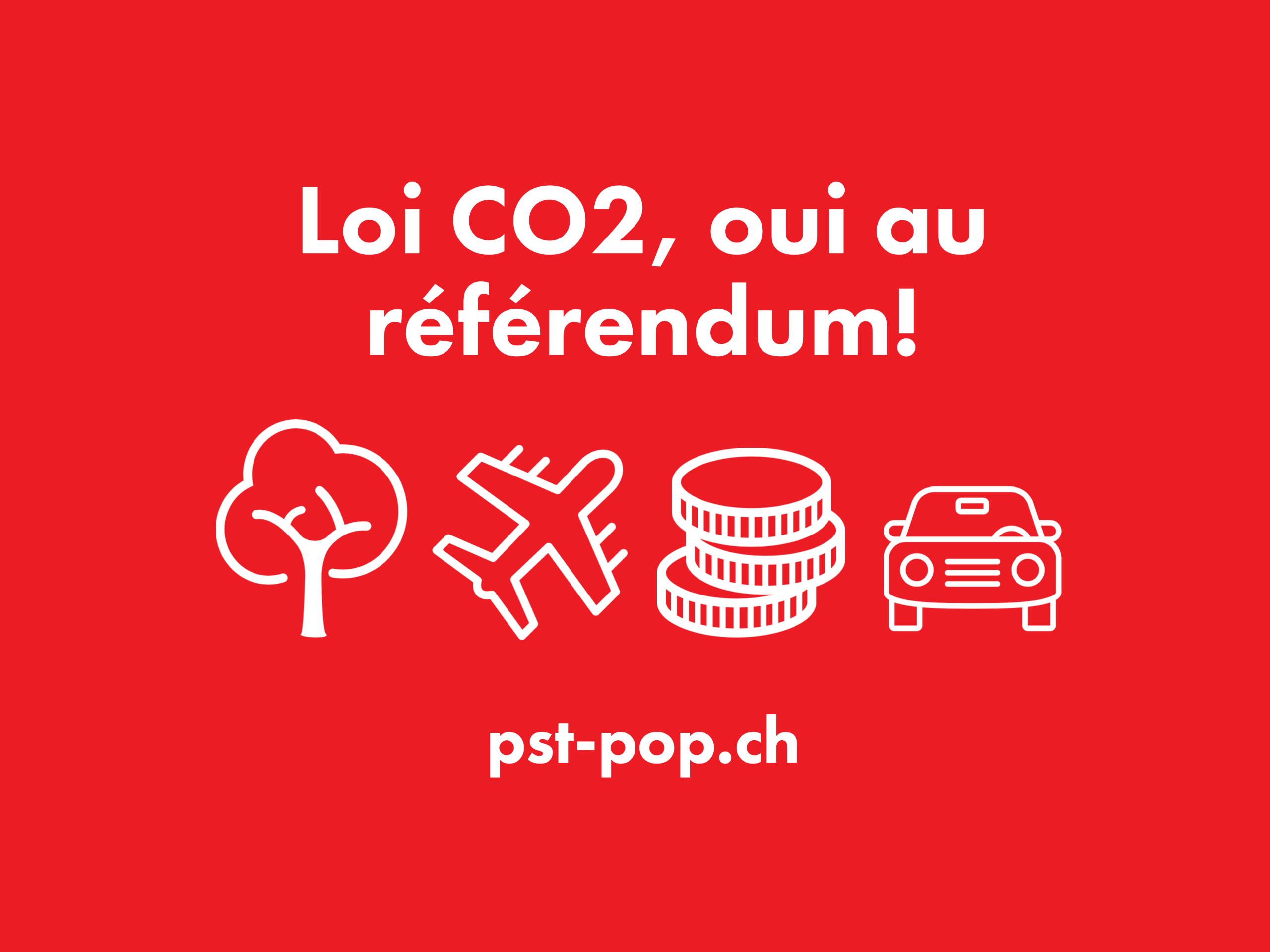 Pour une écologie populaire – Le PST-POP soutient le référendum sur la loi CO2