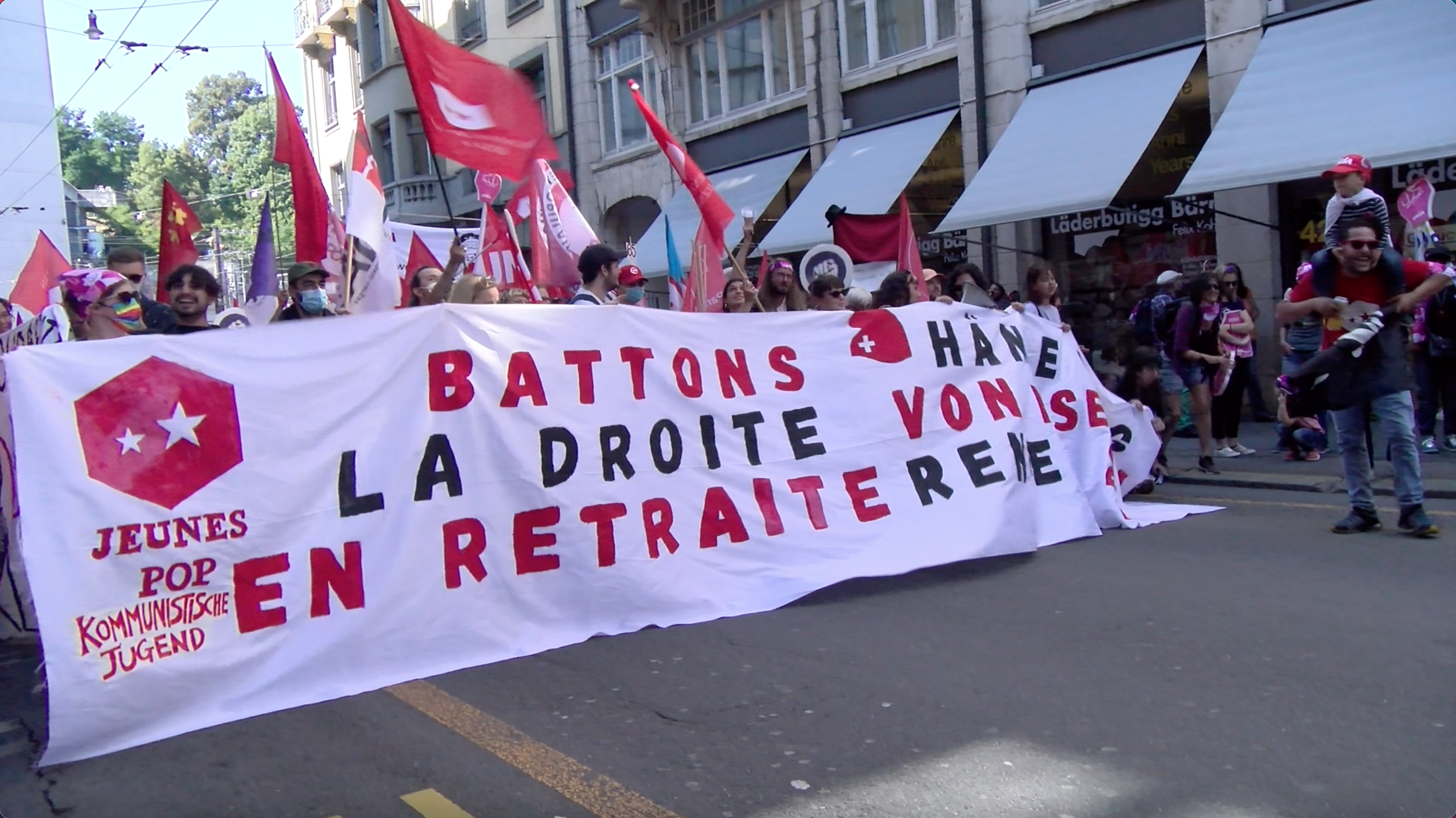 Tract du PST-POP contre AVS-21