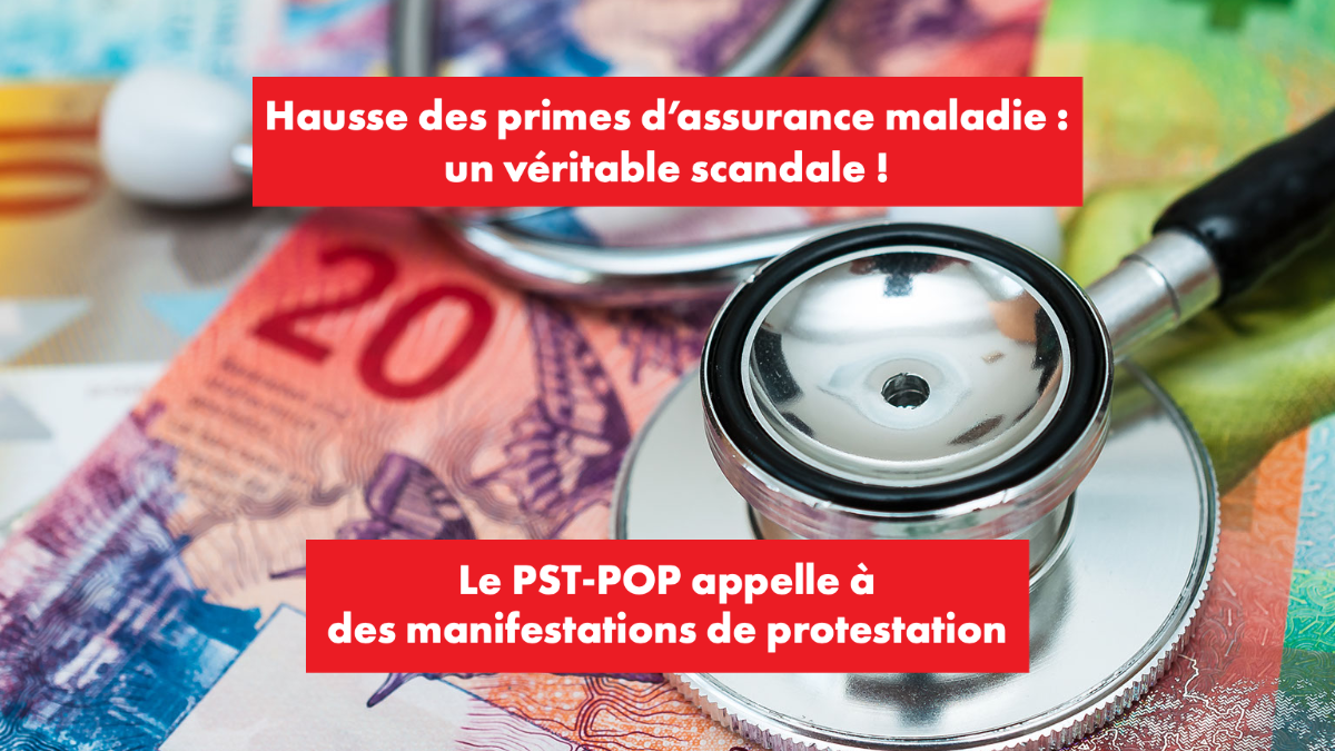 Tract : la hausse des primes maladie un véritable scandale